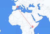 Flights from Nairobi, Kenya to Palma de Mallorca, Spain