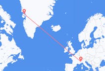 出发地 意大利都灵目的地 格陵兰卡修特的航班