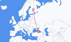 Flights from Tokat, Turkey to Savonlinna, Finland