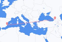 出发地 格鲁吉亚出发地 庫塔伊西目的地 西班牙阿利坎特的航班