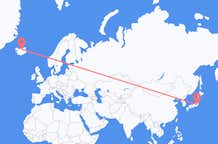 Vluchten van Tokio, Japan naar Akureyri, IJsland