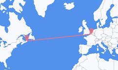 Flyreiser fra Sydney i Nova Scotia, Canada til Lille, Frankrike