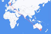 Flyrejser fra Hobart, Australien til Malmø, Sverige