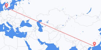 Flyrejser fra Macau til Danmark