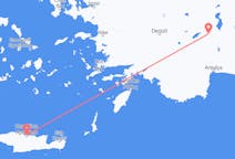 Flights from Isparta, Turkey to Heraklion, Greece