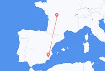 Flyg från Limoges, Frankrike till Murcia, Spanien