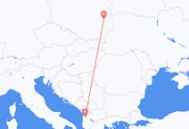 Flyg från Tirana, Albanien till Lublin, Polen