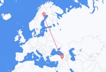 Рейсы из Диярбакыра, Турция в Шеллефтео, Швеция