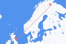 Flights from Newcastle upon Tyne, the United Kingdom to Ivalo, Finland