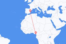Flyreiser fra Malabo, Ekvatorial-Guinea til Alicante, Spania