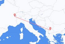 出发地 瑞士出发地 日內瓦飞往 北马其顿斯科普里的航班
