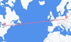 Flyreiser fra Toronto, Canada til Radom, Polen