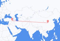 中国从西安出发飞往中国目的地 舍爾納克的航班