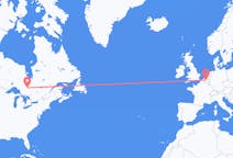 加拿大出发地 蒂明斯飞往加拿大到布鲁塞尔的航班