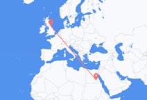 Flights from Aswan, Egypt to Durham, England, the United Kingdom