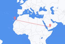 Flights from Sharurah, Saudi Arabia to Lanzarote, Spain