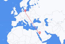 Flyg från Medina, Saudiarabien till Szczecin, Polen