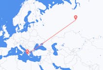 Flights from Surgut, Russia to Zakynthos Island, Greece