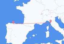 Flights from Asturias in Spain to Pisa in Italy