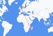 Flyg från Toliara, Madagaskar till Rotterdam, Nederländerna