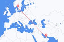 Flights from Dubai to Gothenburg