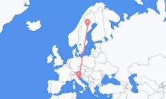 Flights from Lycksele, Sweden to Rimini, Italy