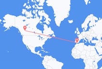 Flyg från Grande Prairie, Kanada till Malaga, Kanada