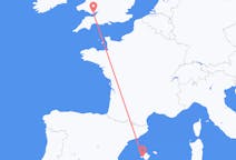 Flights from Palma de Mallorca, Spain to Cardiff, Wales