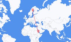 Flights from Shire, Ethiopia to Umeå, Sweden