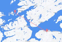 Vluchten van Trondheim naar Ørland