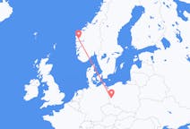 Flights from Førde, Norway to Zielona Góra, Poland