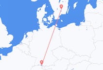 Flug frá Växjö, Svíþjóð til Friedrichshafen, Þýskalandi