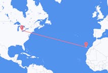出发地 加拿大出发地 温莎目的地 西班牙特内里费岛的航班