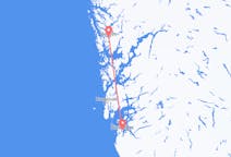 Flights from Stavanger, Norway to Bergen, Norway