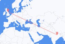 Flights from Varanasi, India to Newcastle upon Tyne, the United Kingdom