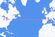Flyrejser fra London, Canada til Perpignan, Frankrig