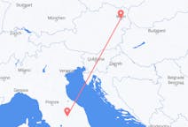 Flights from Vienna, Austria to Perugia, Italy