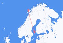 Loty z Maarianhamina, Wyspy Alandzkie do Svolvaera, Norwegia