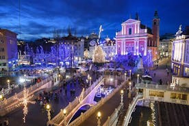Excursión a pie decorada festivamente a Liubliana