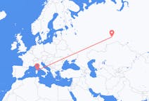 Flights from Tyumen, Russia to Olbia, Italy