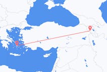 Flyg från Jerevan, Armenien till Naxos, Grekland