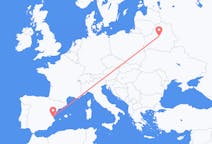 Vluchten van Minsk, Belarus naar Valencia, Spanje