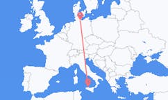 Flyreiser fra Palermo, Italia til Lübeck, Tyskland