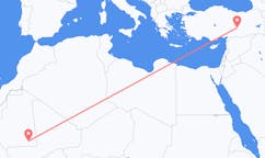 Flyreiser fra Nema, til Malatya