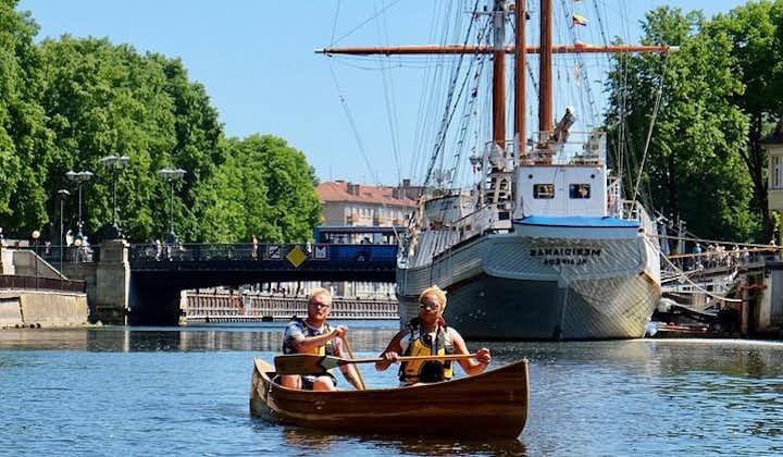 Cedar canoe tour in Klaipeda - ideal for Cruise Ship travelers.