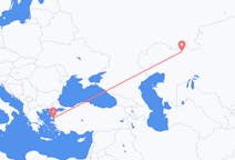 出发地 哈萨克斯坦出发地 阿克托比目的地 希腊米蒂利尼的航班