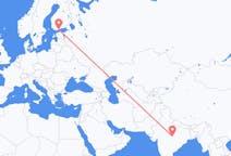 Loty z Dżabalpur, Indie do Helsinek, Finlandia