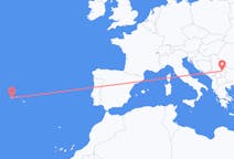 Flights from Niš, Serbia to Pico Island, Portugal