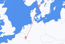 Voli da Lussemburgo, Lussemburgo a Göteborg, Svezia