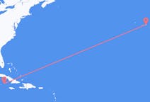 Fly fra Little Cayman til Terceira